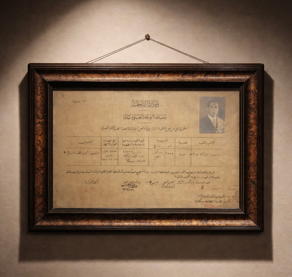 Royal Egyptian Medical Archive Set (1924–1931) – University of Paris & Ministry of Interior